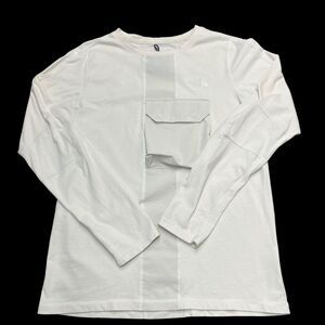 The North Face FlashDry Men Small White Long Sleeve Pocket Performance Athletic